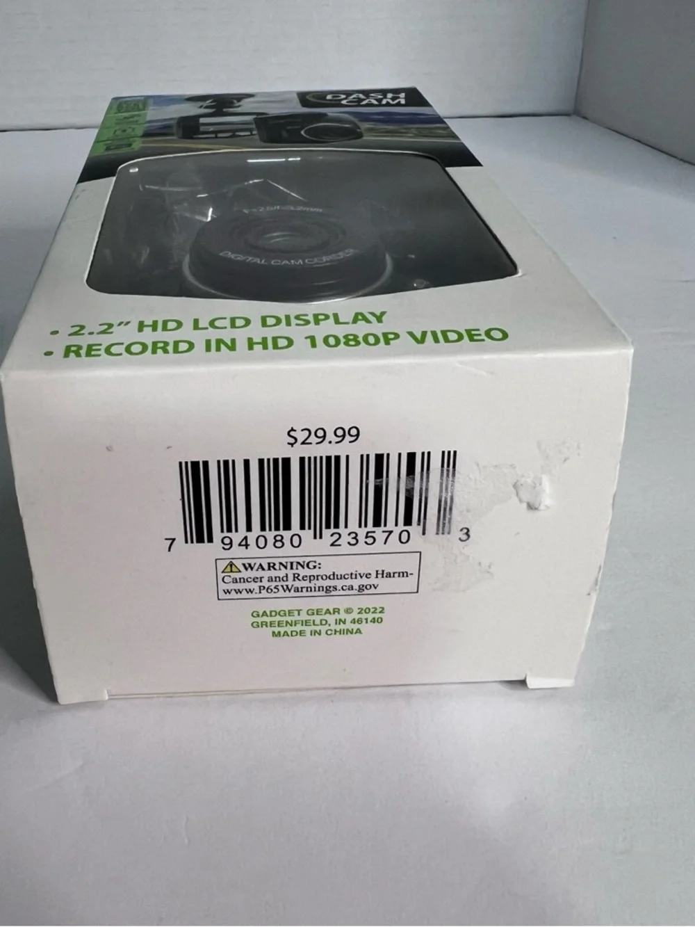 Gadget‎ Gear 1080p HD MicroSD Video Recorder Dash Cam - NEW